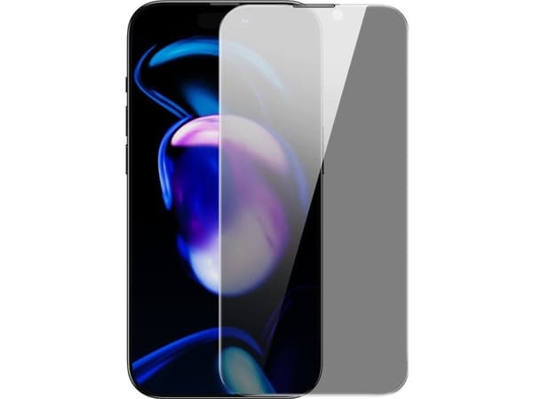 Baseus Szkło hartowane Baseus Privacy 0.3mm Glass Apple iPhone 14 Pro + ramka montażowa