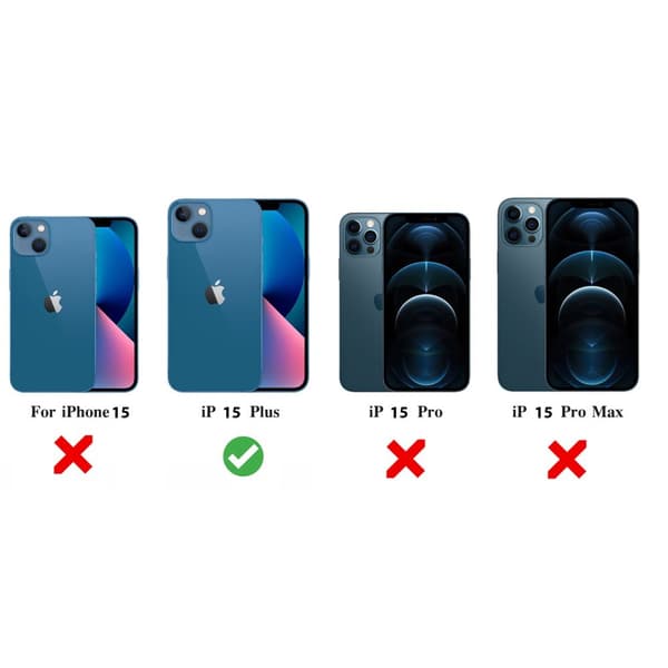 iPhone 15 Plus - Privacy Hærdet Glas Skærmbeskyttelse