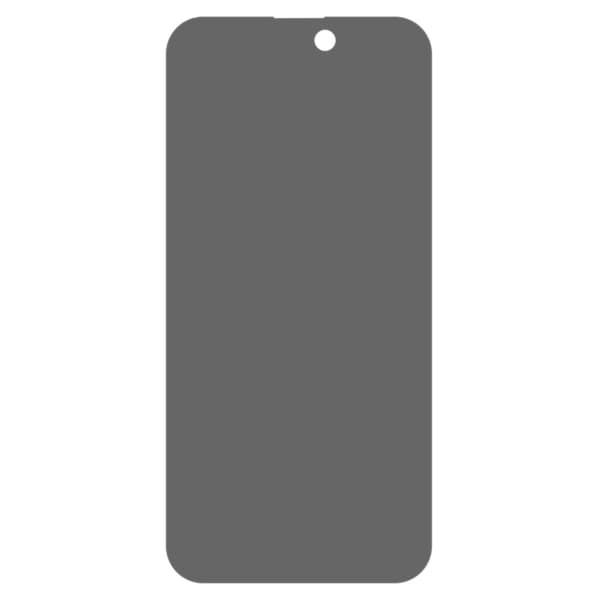 til iPhone 15 Pro Max fuld dækning Hærdet glas anti-spion Privacy