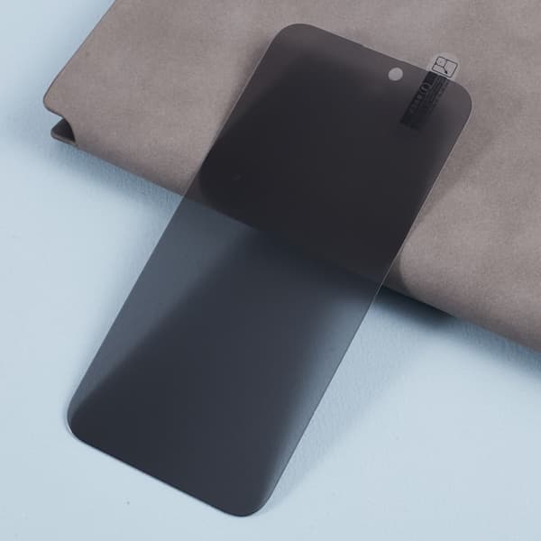 til iPhone 15 Pro Max fuld dækning Hærdet glas anti-spion Privacy