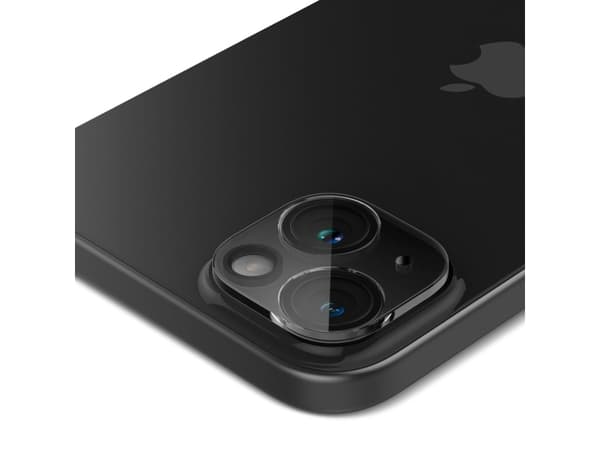 Spigen GLAS.tR Optik - Linsebeskytter for mobiltelefon - glass - krystallklar (en pakke 2) - for Apple iPhone 15 Plus