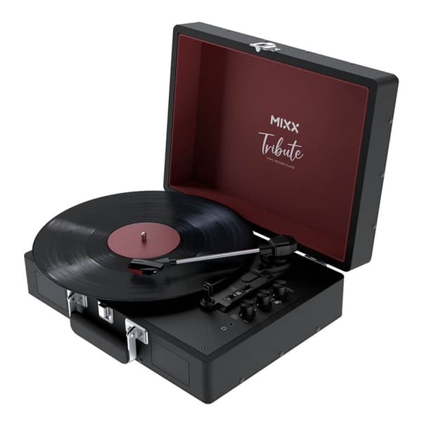 MIXX Vinylplatespiller Tribute Stereo Svart