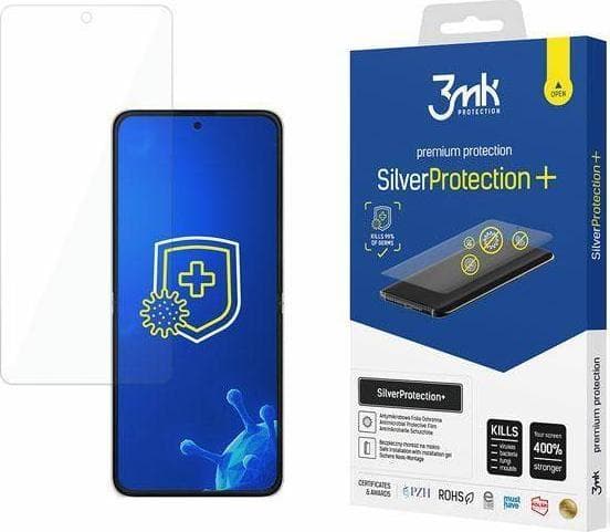 3MK Silver Protect+ Sam Z Flip 3 5G Wet-Install Antimicrobial Film