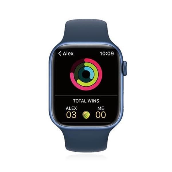 Skärmskydd Apple Watch Series 7 41mm - Härdat Glas Svart