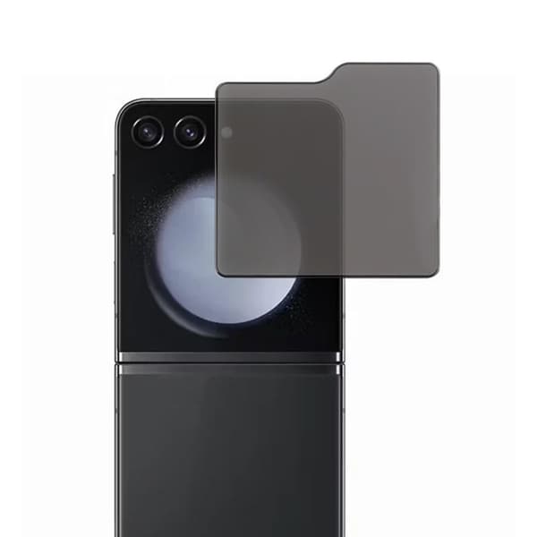 Skärmskydd Samsung Galaxy Z Flip 5 Privacy Härdat Glas (miljö)