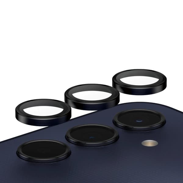 PanzerGlass Hoops - Linsskydd för mobiltelefon - svart - för Samsung Galaxy A25
