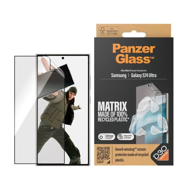 PanzerGlass™ | Matrix-Edition - Skjermbeskytter - Ultra-Wide Fit | Galaxy S24 Ultra
