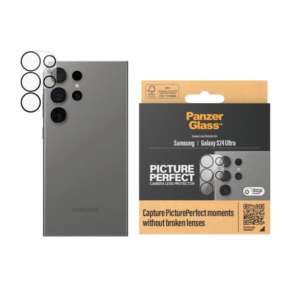 PanzerGlass™ | PicturePerfect - Objektiv beskyttelse for mobiltelefon | Galaxy S24 Ultra