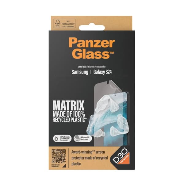PanzerGlass™ | Matrix-Edition - Skjermbeskytter - Ultra-Wide Fit | Galaxy S24