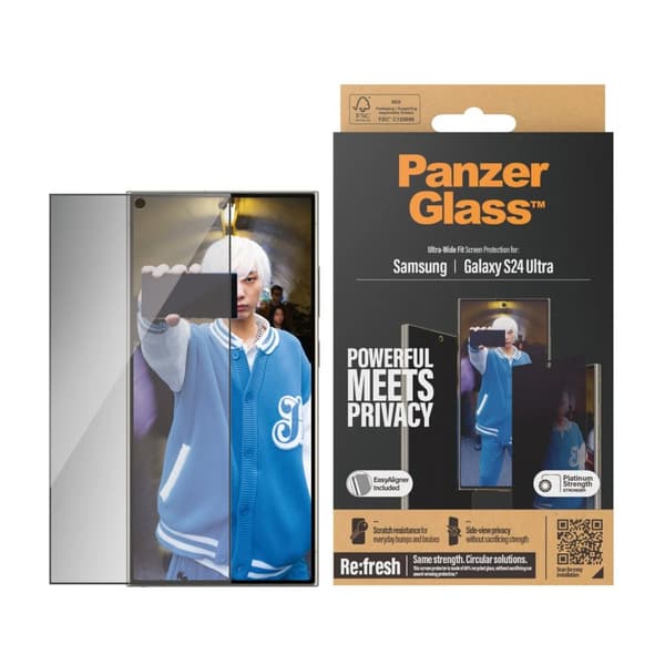 PanzerGlass™ | Privacy Edition - Skjermbeskytter - Ultra-Wide Fit | Galaxy S24 Ultra