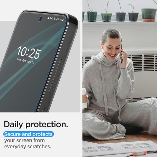 [2-Pack] Spigen Galaxy S24 Skärmskydd Hydrogel - Clear