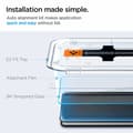 Miniatyrbild 10 av 11: [2-Pack] Spigen Galaxy S24/S25 Härdat glas Skärmskydd EZ-Fit
