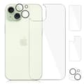 Miniatyrbild 6 av 11: iPhone 15 - 3in1  Fram- & Baksida & Kameralinsskydd 0,3mm
