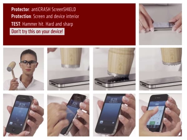 Insmat AntiCrash - Skjermbeskyttelse for mobiltelefon - film - gjennomsiktig - for Samsung Galaxy A15 5G, A25
