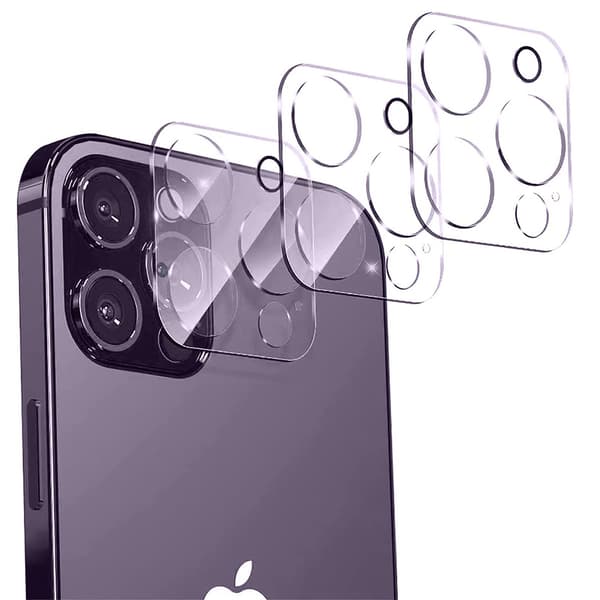 iPhone 15 Pro Max - Kameralinsskydd Standard HD 0,3mm