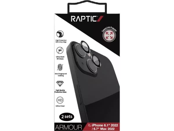 Raptic Raptic X-Doria Armour Camera Glass szkło hartowane iPhone 14 / 14 Plus na tylny aparat