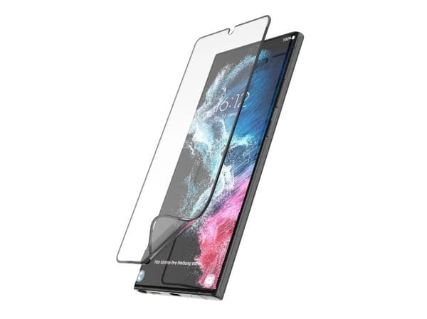 Hama Hiflex Eco, Samsung, Galaxy S24 Ultra, Slagtålig, Reptålig, Svart, Transparent, 1 styck