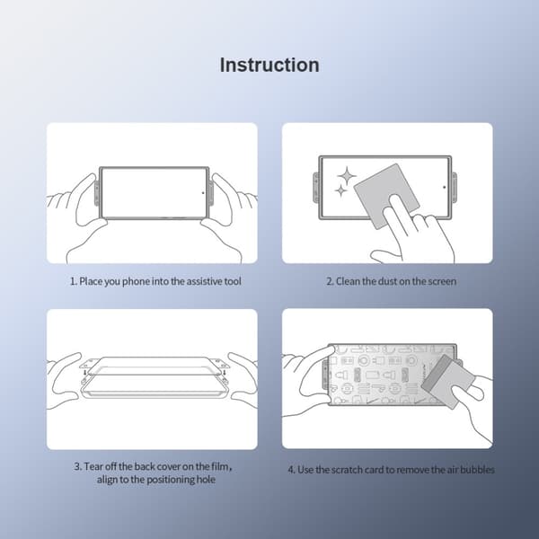 Nillkin till Samsung Galaxy S24 Full Glue PMMA Full Screen Protector 2-pack