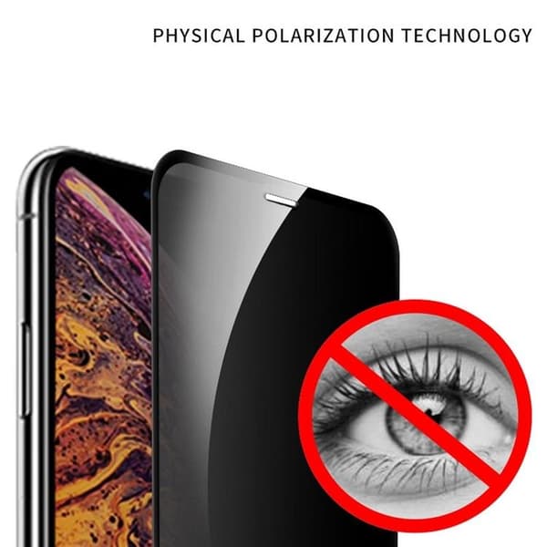 X-One iPhone 15 Pro Härdat Glas Skärmskydd Privacy - Svart