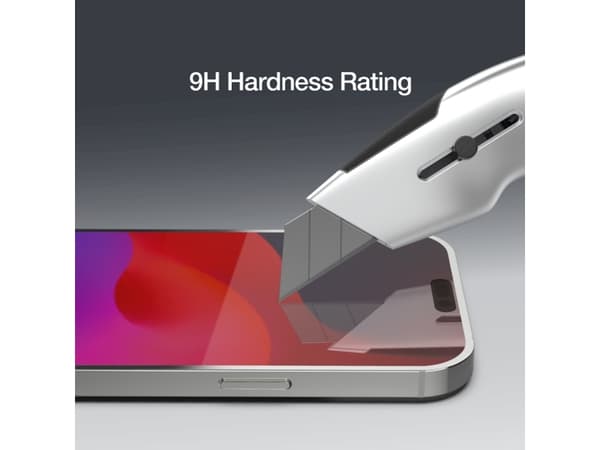 Just Mobile Tiesiog „Mobile Xkin“? 3D grūdintas stiklas, skirtas iPhone 15 Plus