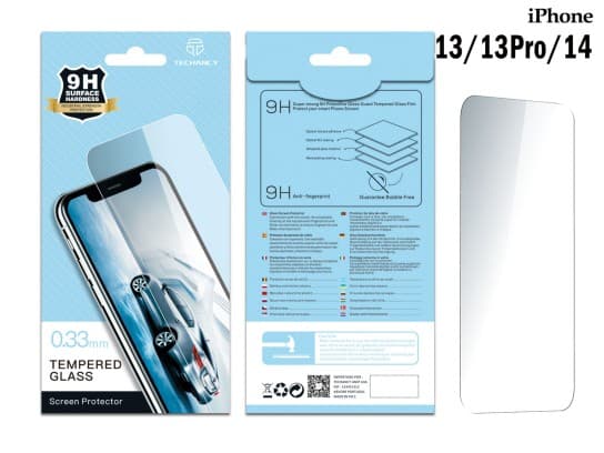 Härdat Glas Skydd för iPhone 13/13 Pro/14