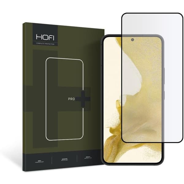 Hofi Galaxy S23 Härdat Glas Skärmskydd Pro Plus - Svart
