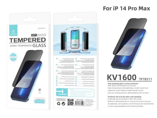 2-pack Skärmskydd för iPhone 14ProMax - Anti-Peeping