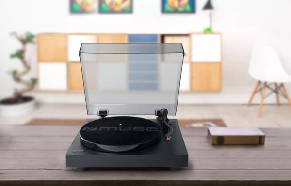 MUSE MT-105 B Turntable USB Classic look