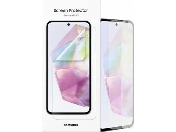 Samsung EF-UA356 - Skjermbeskyttelse for mobiltelefon - film - gjennomsiktig - for Galaxy A35