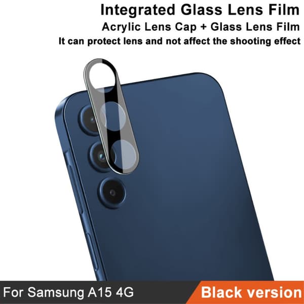 Imak Härdat Glas Linsskydd Samsung Galaxy A15 Svart