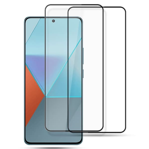 till Xiaomi Redmi Note 13 Pro 5G Härdat glas skärmskydd 2-Pack