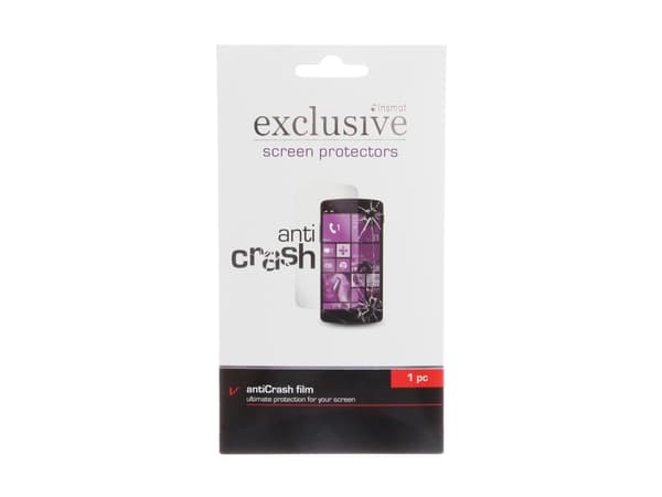 Insmat Exclusive AntiCrash - Skärmskydd för mobiltelefon - film - transparent