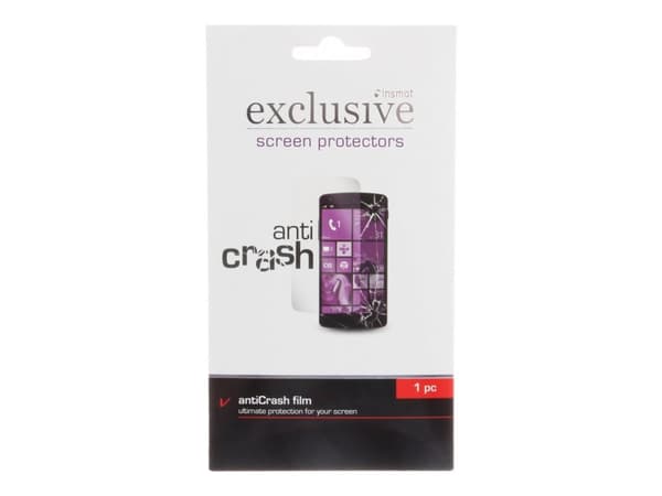 Insmat Exclusive AntiCrash - Skärmskydd för mobiltelefon - film - transparent