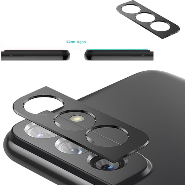 2-Pack 2.5D Kameralinsskydd HD 0,2mm för Samsung Galaxy S24 Plus