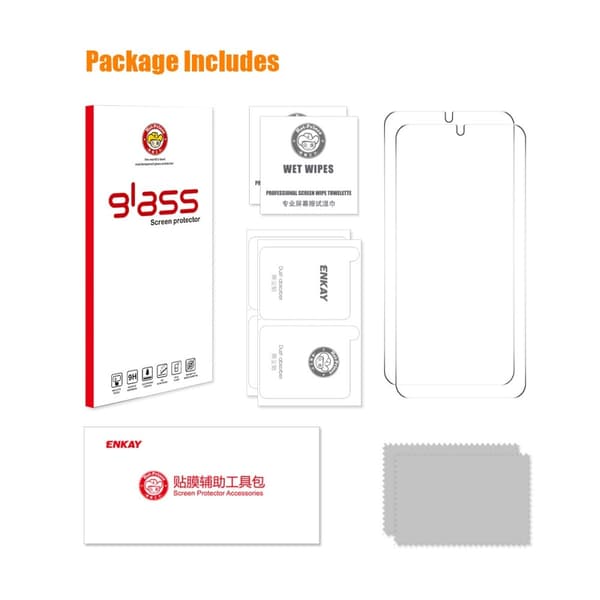ENKAY Skjermbeskytter i Herdet Glass til Samsung Galaxy S24