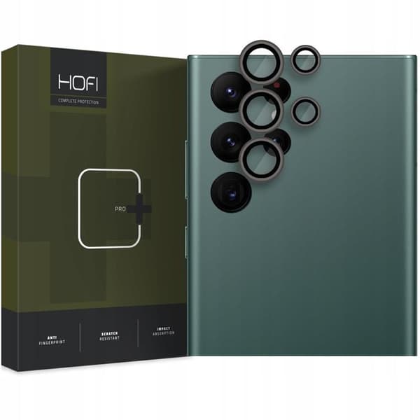 Hofi Galaxy S23 Ultra Kameralinsskydd i Härdat Glas Pro Plus - Svart