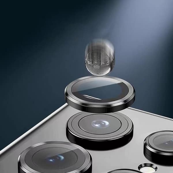 Hofi Galaxy S23/S23 Plus Kameralinsskydd i Härdat Glas - Svart