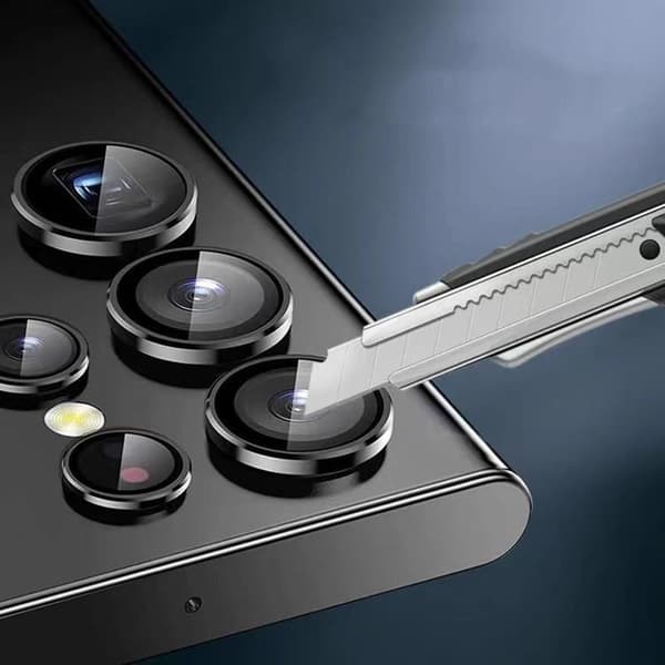 Hofi Galaxy S23/S23 Plus Kameralinsskydd i Härdat Glas - Svart