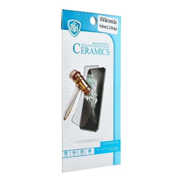 5D Full Glue Flexibelt Keramiskt Glas för Samsung Galaxy S23 Ultra svart