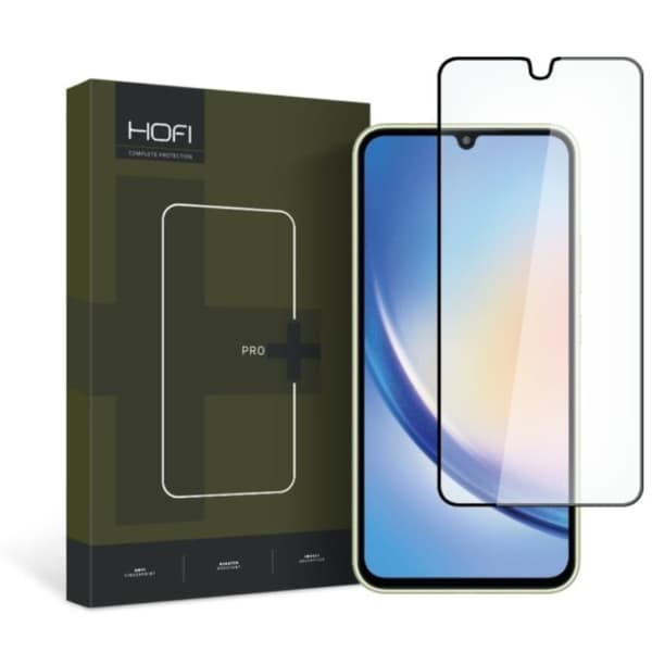 Hofi Galaxy A34 5G Härdat Glas Skärmskydd Pro Plus - Clear