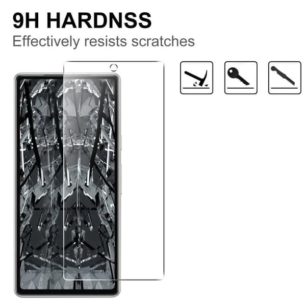 Google Pixel 7A Härdat Glas Skärmskydd - Transparent
