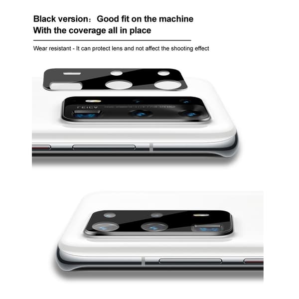 IMAK Google Pixel 7A Kameralinsskydd i Härdat glas - Svart