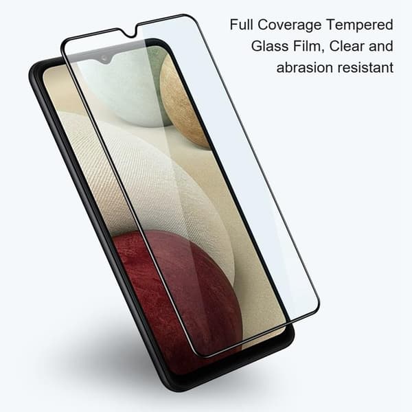 [1-PACK] AMORUS Galaxy Xcover 6 Pro Härdat Glas Skärmskydd Full Glue - Svart