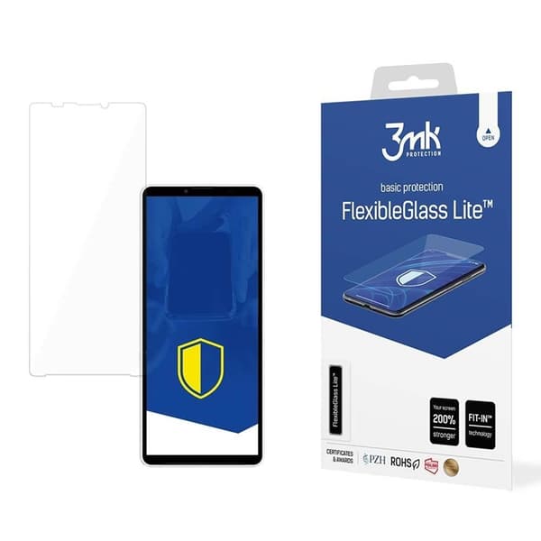 3MK Sony Xperia 10 V  Hybrid Okrossbart Glas FlexibleGlass Lite