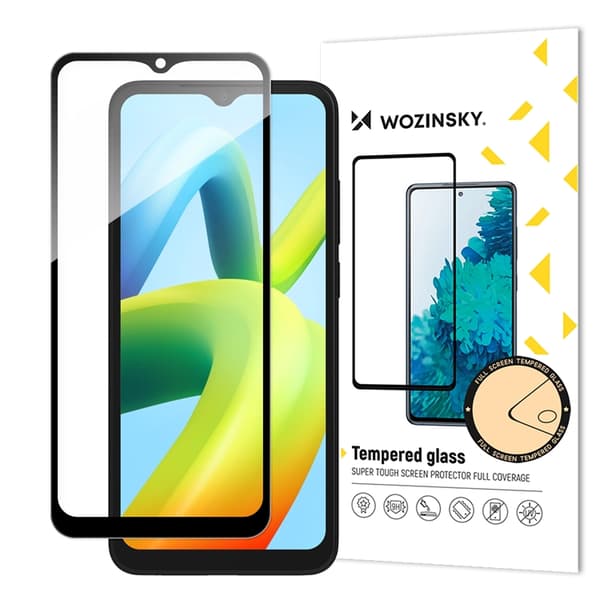 Wozinsky Xiaomi Redmi A2/A1 Härdat Glas Skärmskydd Full Glue