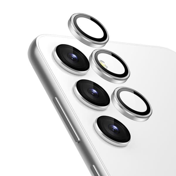 ESR Galaxy S23/S23 Plus Kameralinsskydd i Härdat Glas - Silver
