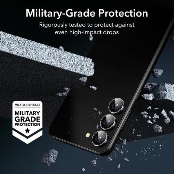ESR Galaxy S23/S23 Plus Kameralinsskydd i Härdat Glas - Silver