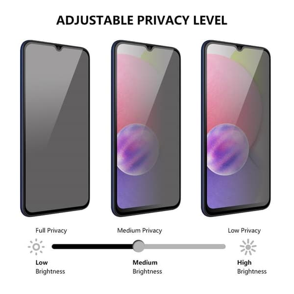 [1-PACK] Privacy Härdat Glas Skärmskydd Galaxy A14 5G/4G