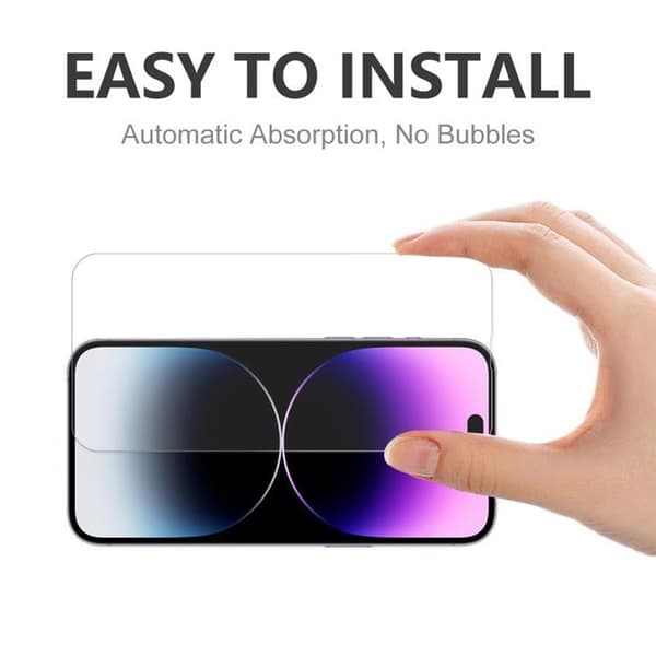 [2-PACK] iPhone 15 Pro Max Härdat Glas Skärmskydd - Clear