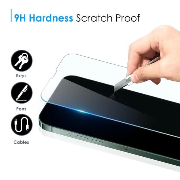 [2-PACK] iPhone 15 Pro Max Härdat Glas Skärmskydd - Clear